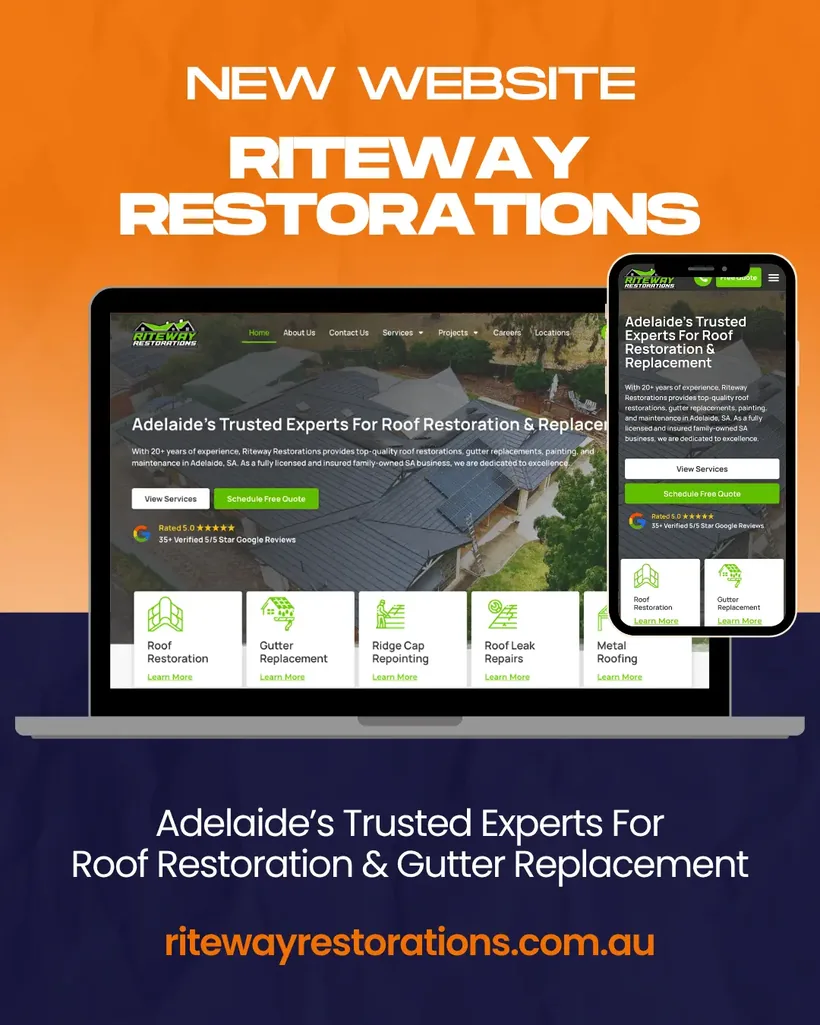 Riteway Restorations website built by Websites For Tradies