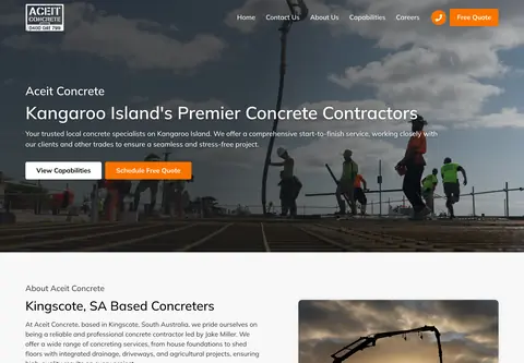 Aceit Concrete website