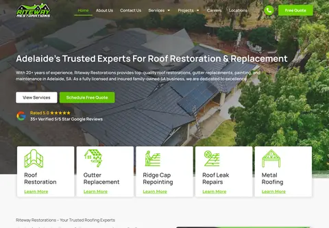 Riteway Restorations website