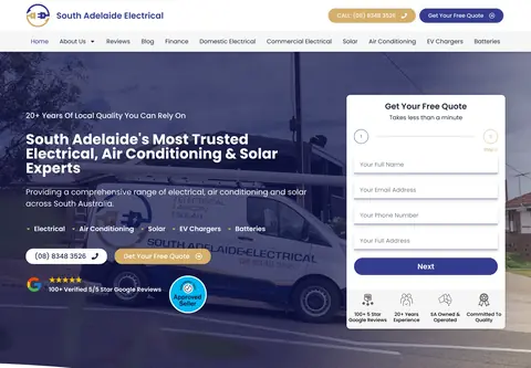 South Adelaide Electrical website